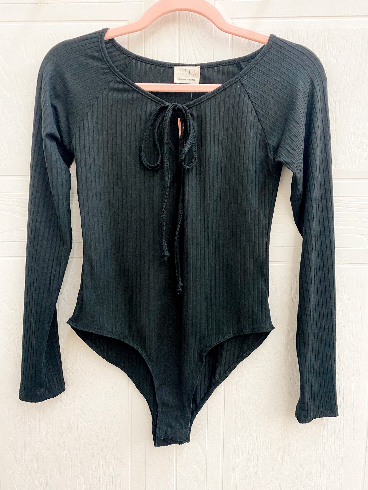 Black Long Sleeve Bodysuit