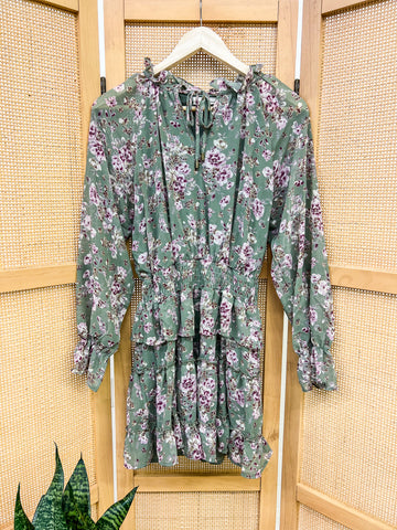 Take a Number Floral Dress