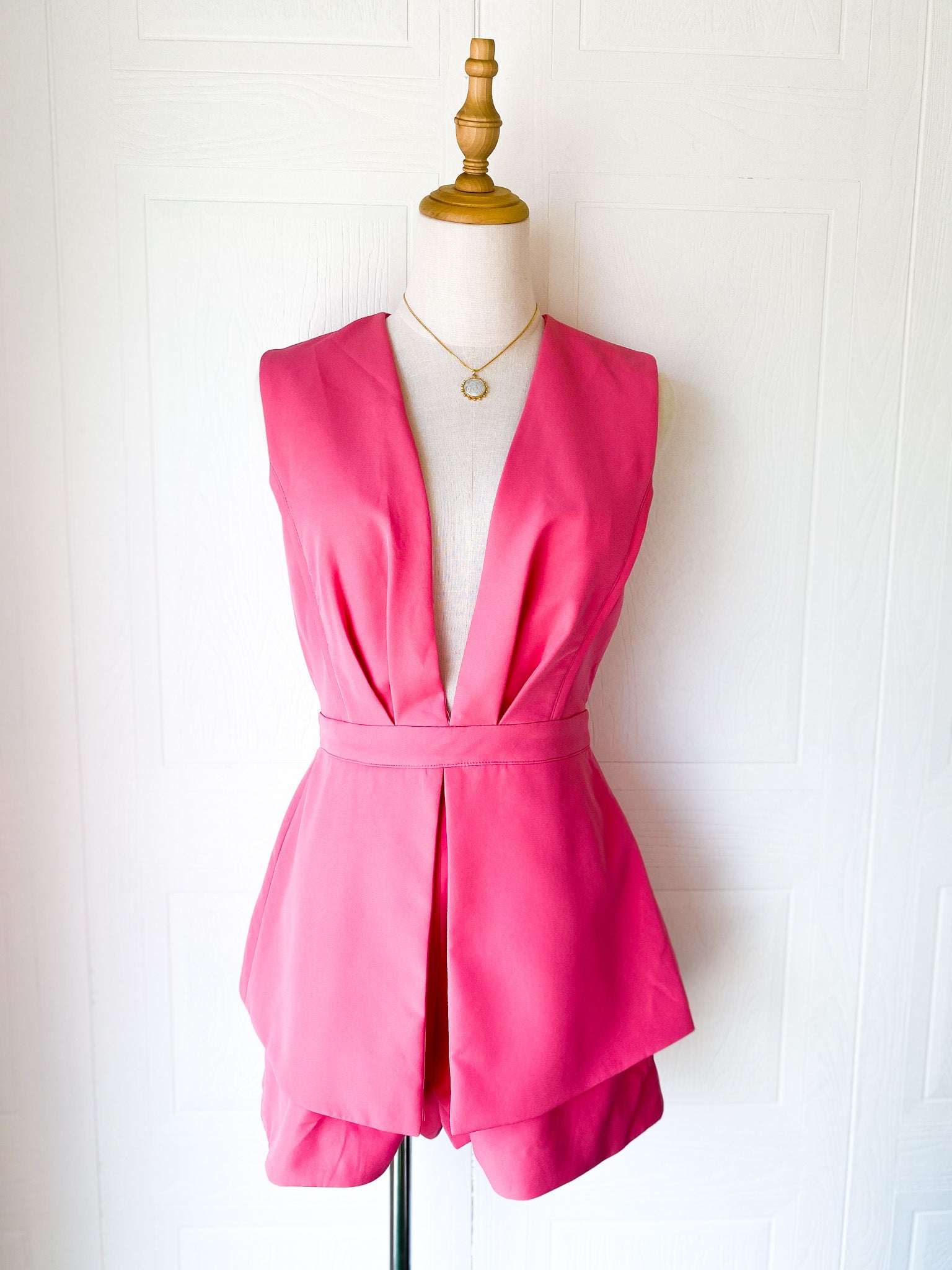 Page Turner Pink Romper