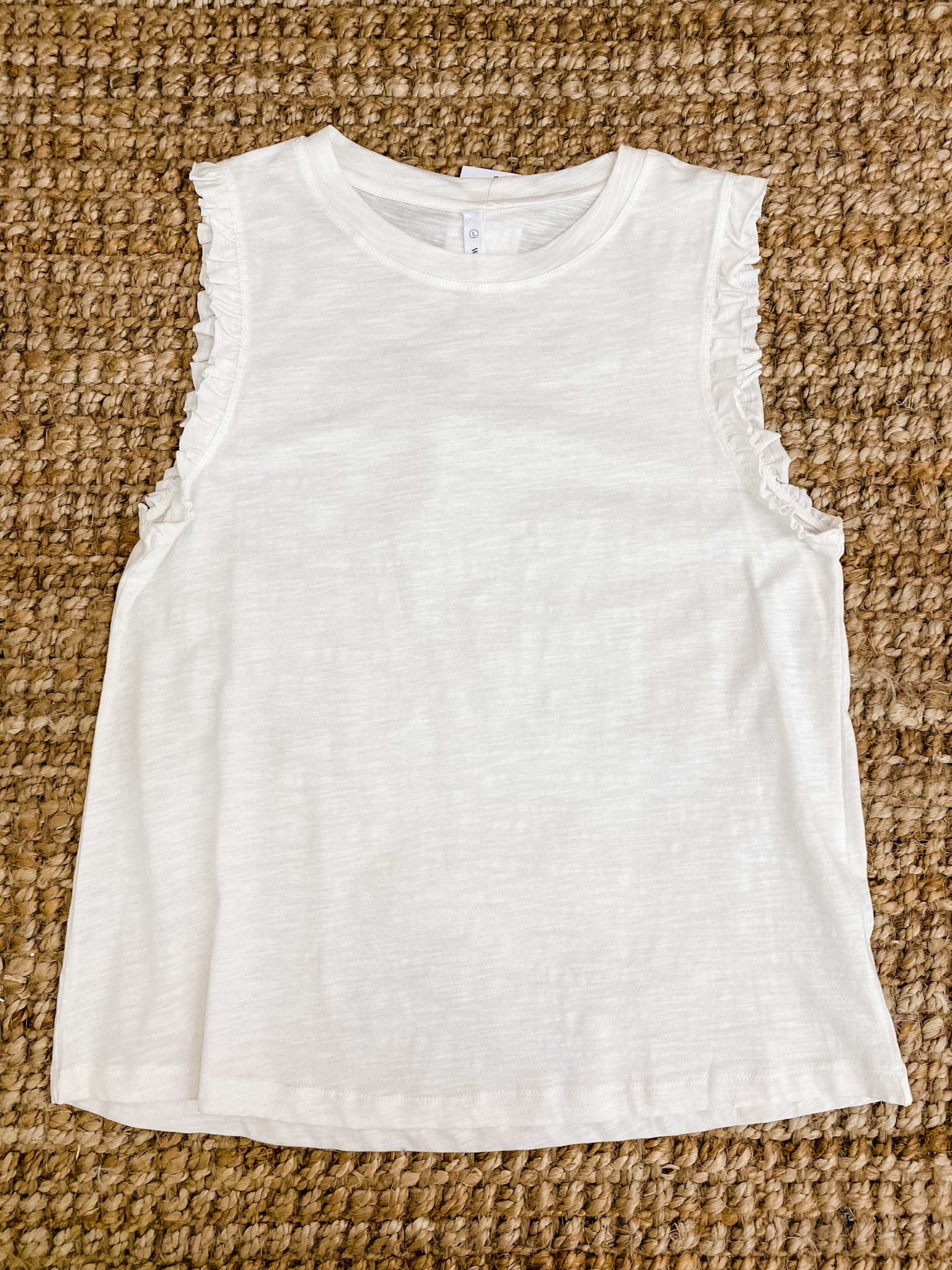 Barefoot + Basic Ruffle Tank