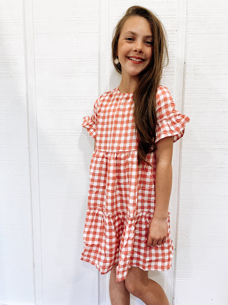 Pink Gingham Dress