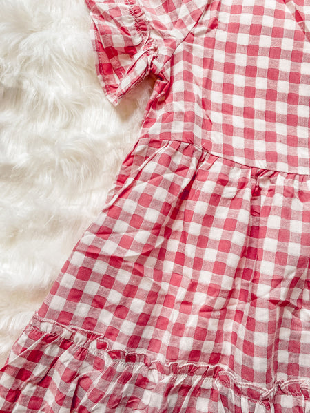 Pink Gingham Dress