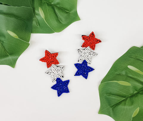 Star Beaded Earrings