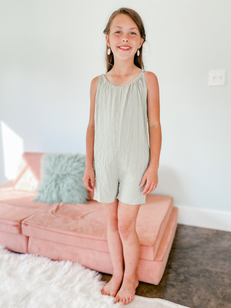 Pocketed Sleeveless Romper