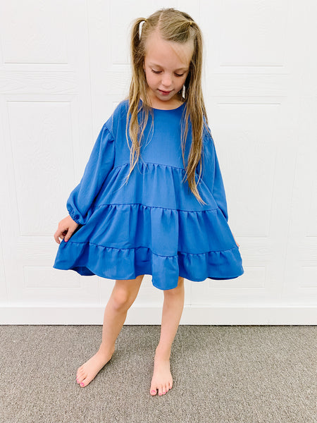 Long Sleeve Tiered Dress