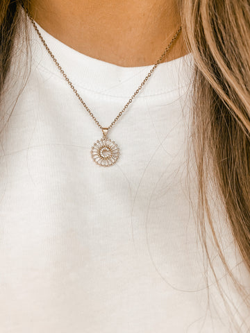 Initial Circle Necklace